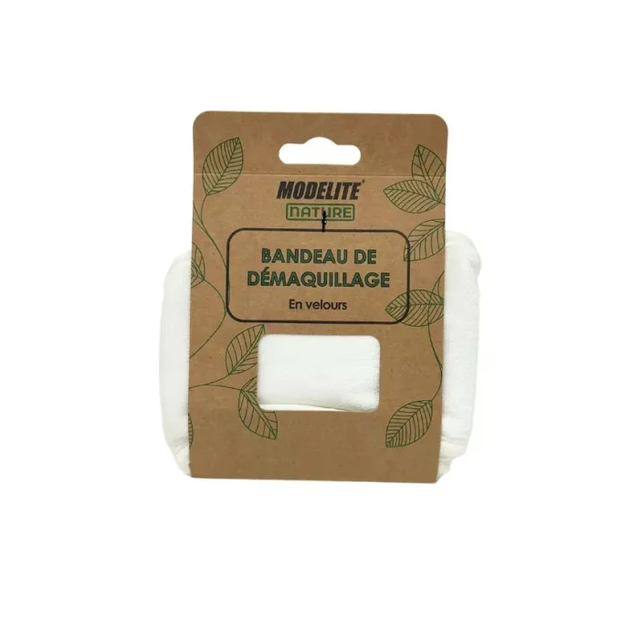 Modelite Nature - Bandeau de démaquillage en velours